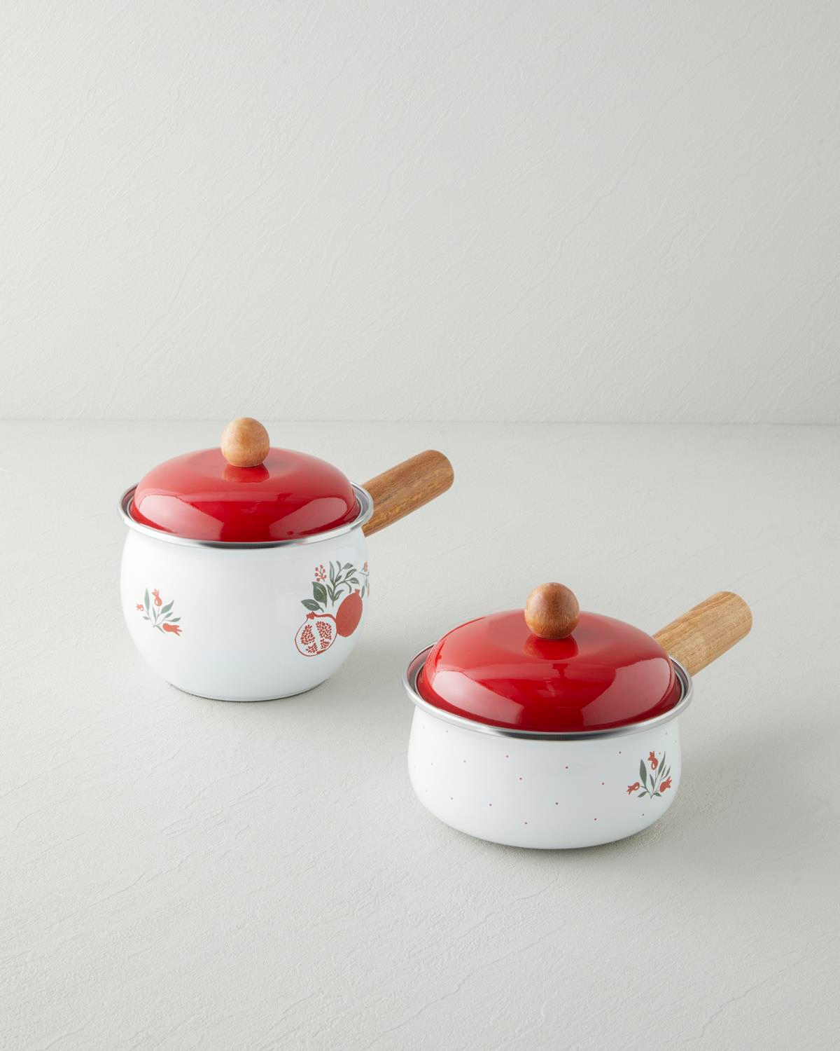 Garnet Emaye Sos Tenceresı 1,6L Kırmızı