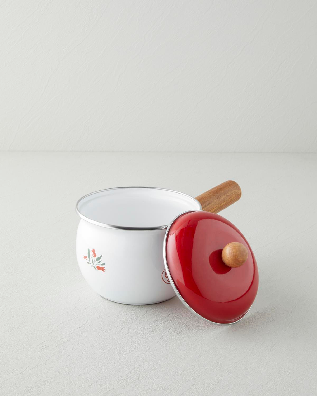 Garnet Emaye Sos Tenceresı 1,6L Kırmızı