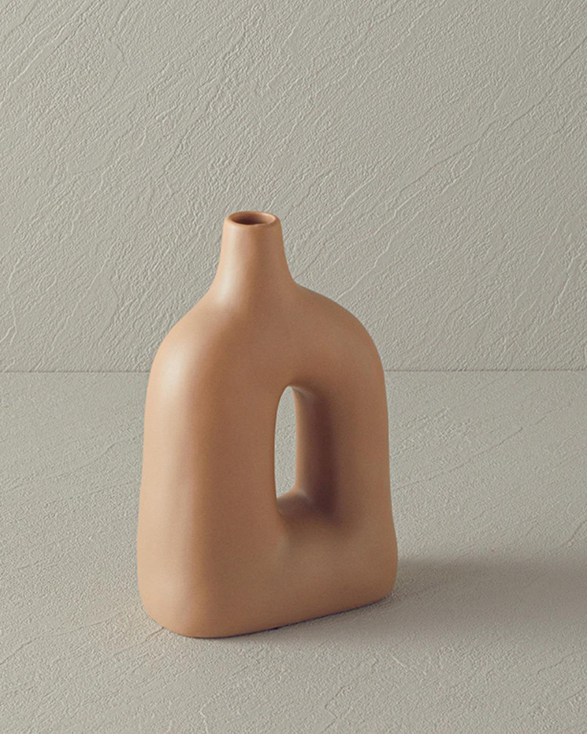 Gionna Stoneware Vazo Krem