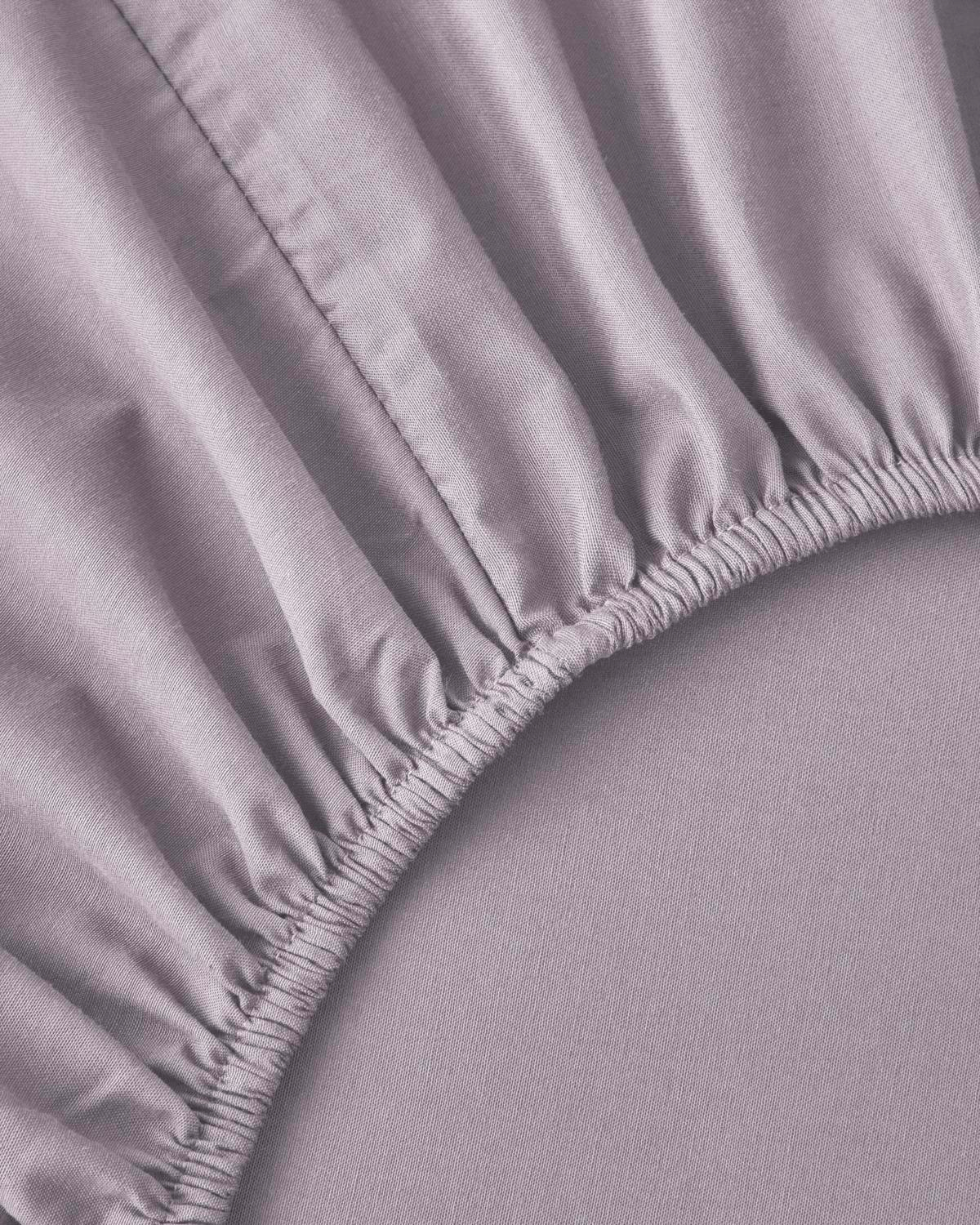 Glossy Kolay Ütülenir Perkal Çift Kişilik Nevresim Takımı 200x220 cm Gri