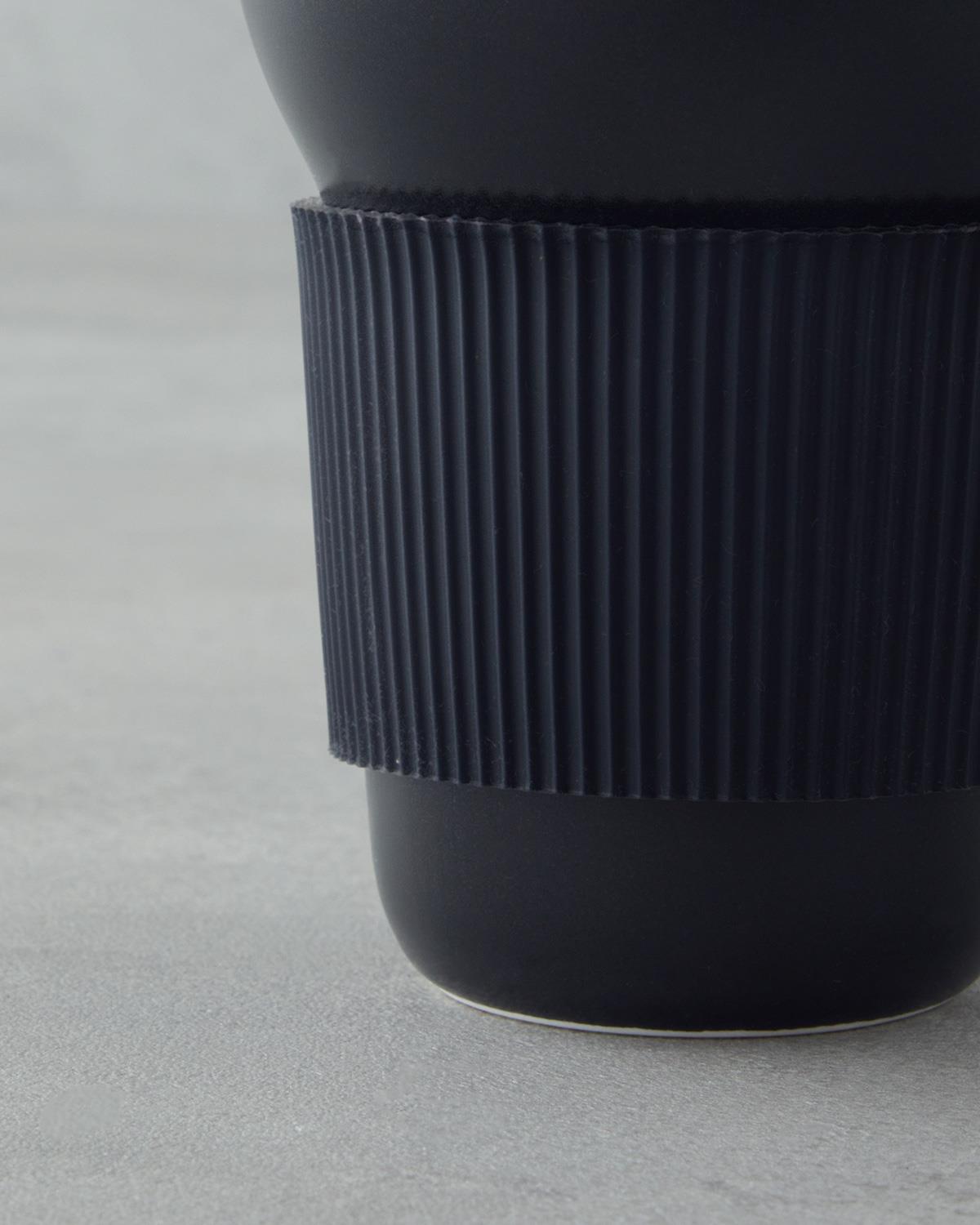 Good Mood Chic Porselen Travel Mug 350 ml Siyah