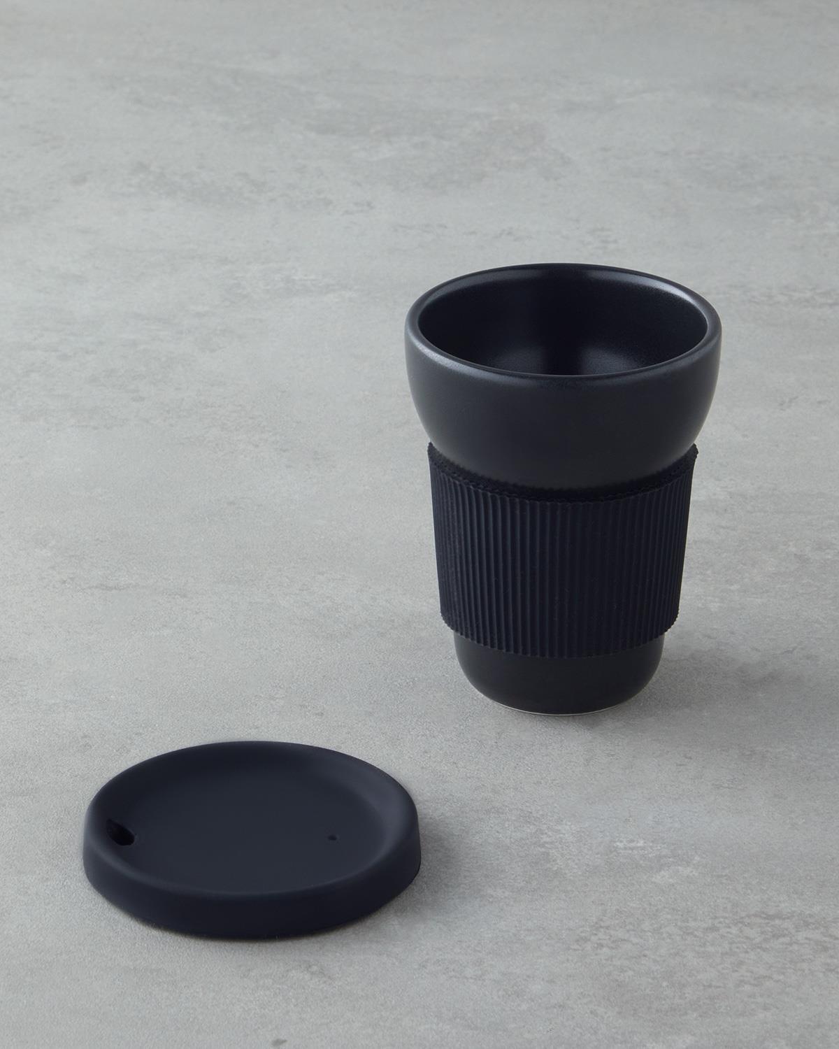 Good Mood Chic Porselen Travel Mug 350 ml Siyah