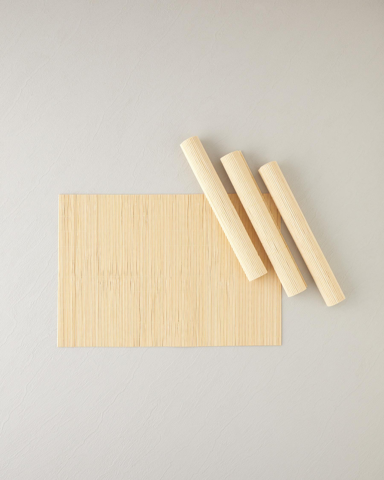 Grove Bambu 4'lü Amerikan Servis 30x45 cm Krem