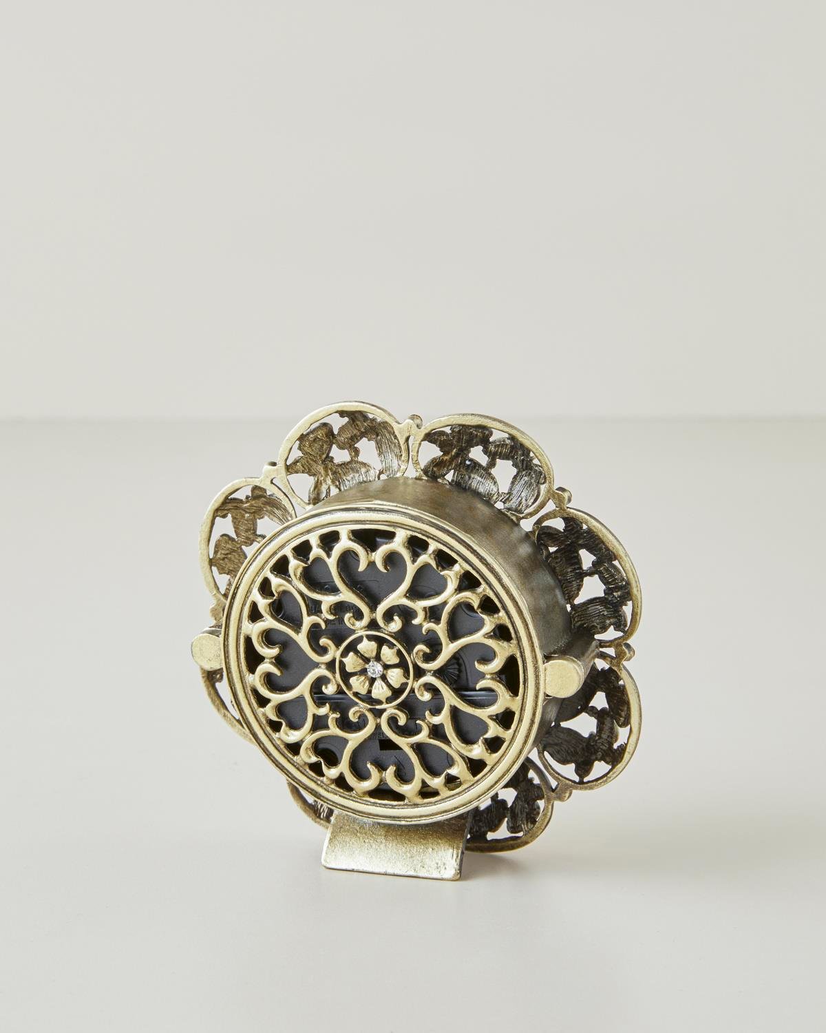 Harry Metal Masa Saati 7,5 cm Gold