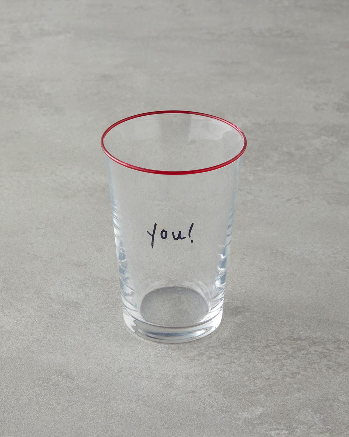 Heart Cam 3'lü Bardak 290 ml Kırmızı