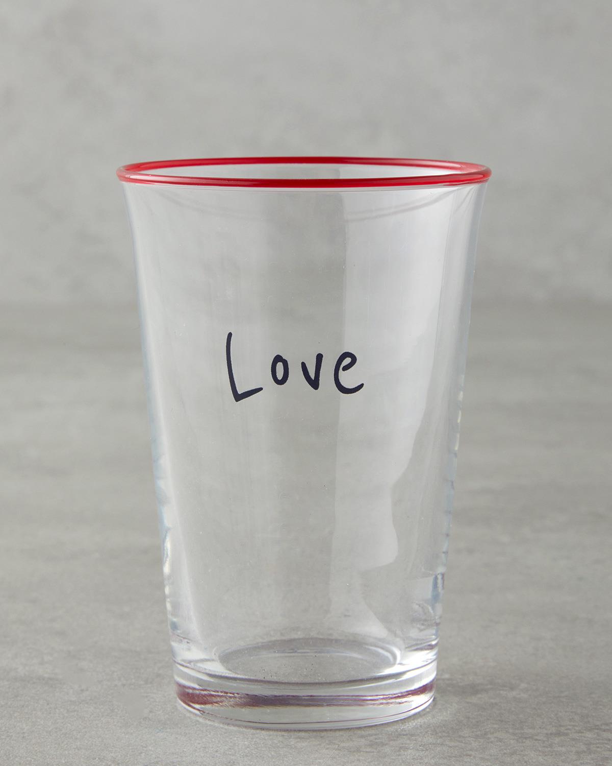 Heart Cam 3'lü Bardak 290 ml Kırmızı