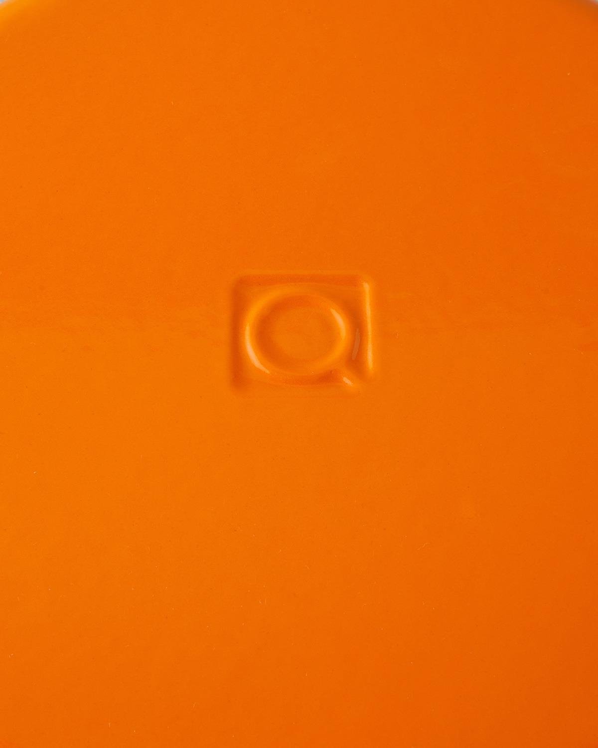 Hecha Demir Döküm Kare Izgara Tava 28 cm Turuncu