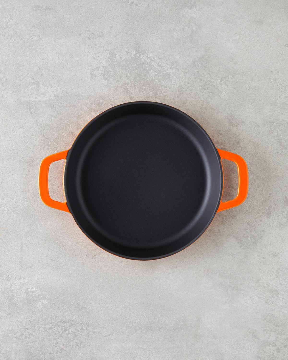 Hecha Demir Döküm Sahan 20 cm Turuncu