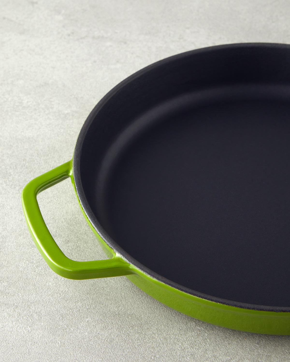 Hecha Demir Döküm Sahan 22 cm Yeşil