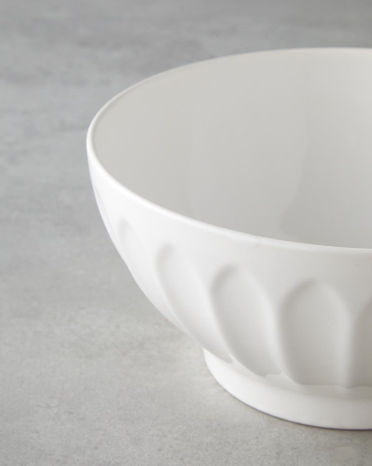 Hecha Seramik Karıştırma Kabı 23 x 12 cm Krem