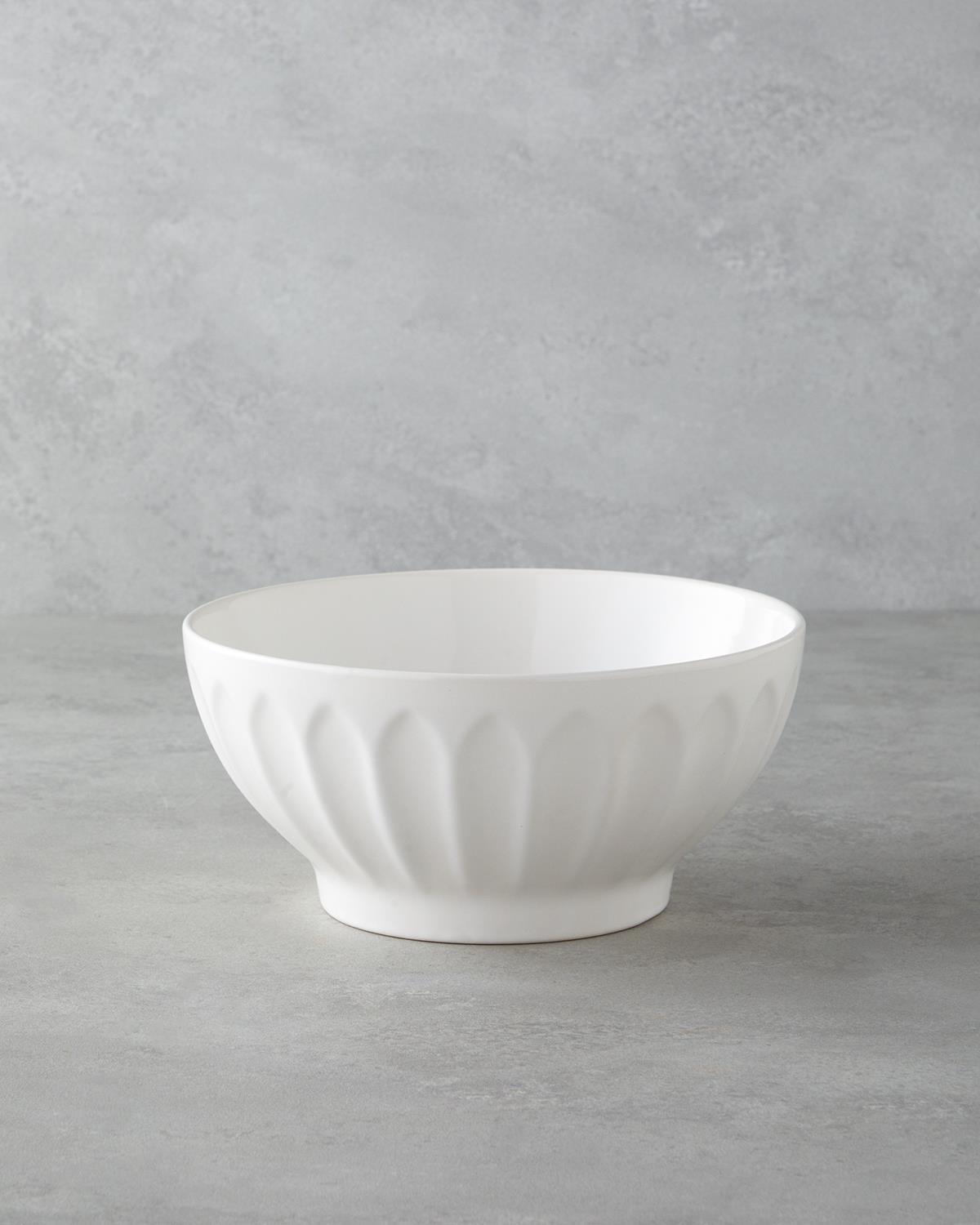 Hecha Seramik Karıştırma Kabı 23 x 12 cm Krem