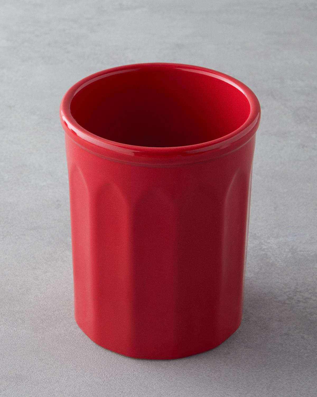 Hecha Seramik Kaşıklık 14 cm Kırmızı