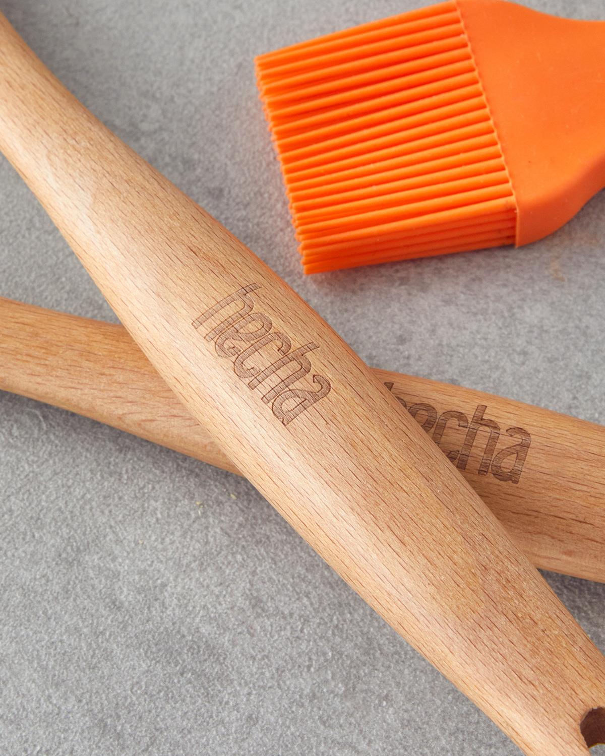 Hecha Silikon 3 Parça Servis Seti 28x32.5x31 cm Yeşil