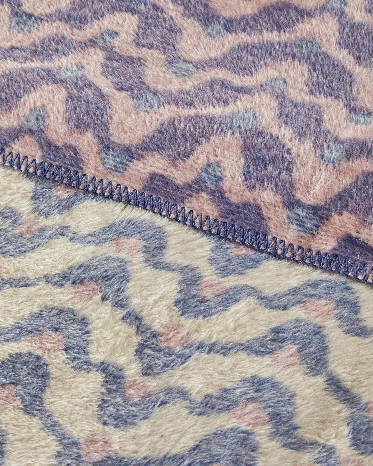 Heritage Akrilik Tek Kişilik Battaniye 150x200 cm Mavi