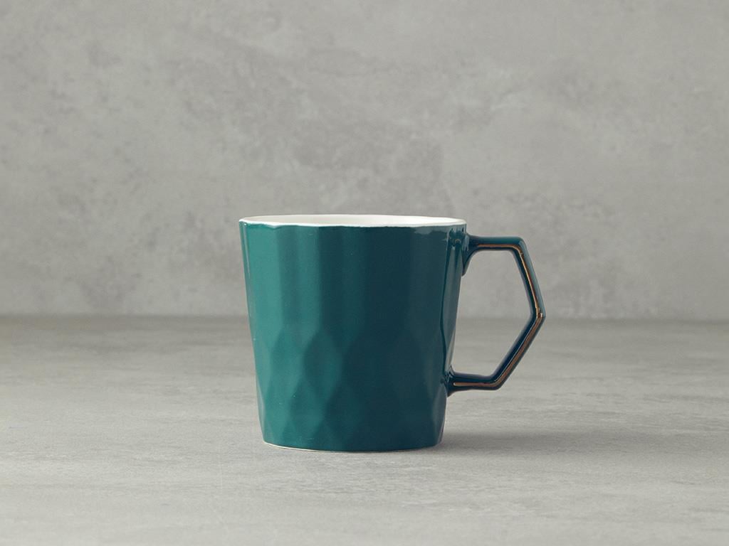 Hestia New Bone China Kupa Koyu Yeşil