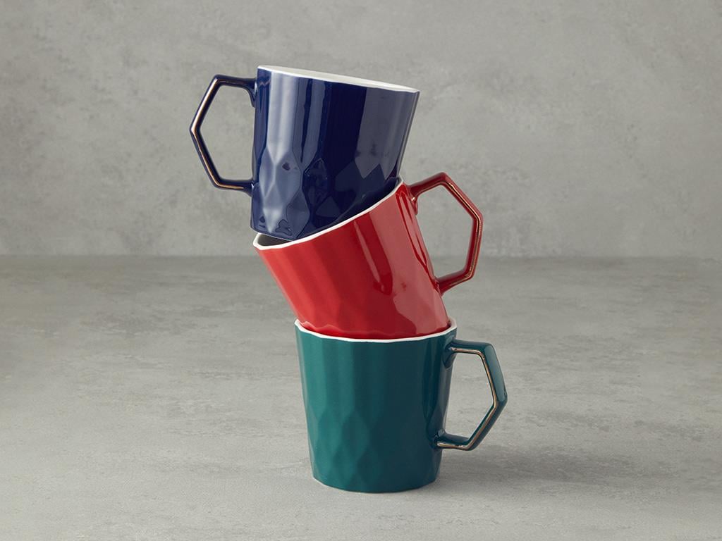 Hestia New Bone China Kupa Koyu Yeşil