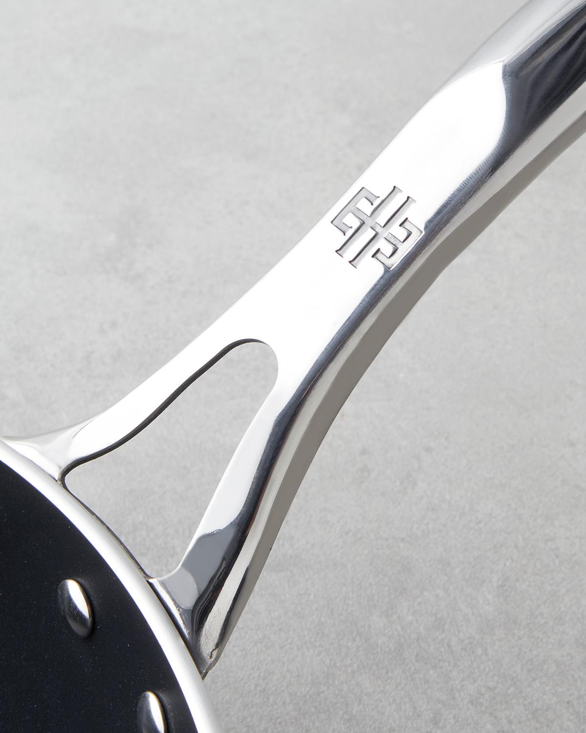 Horeca Alüminyum Wok Tava 24 cm Siyah