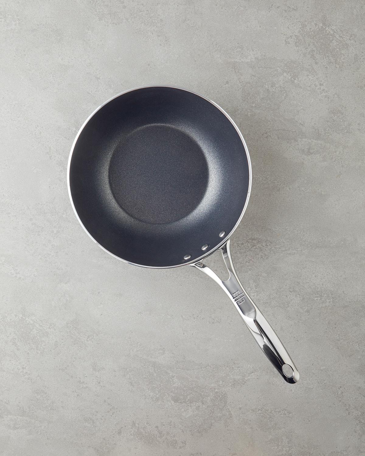 Horeca Alüminyum Wok Tava 26 cm Siyah