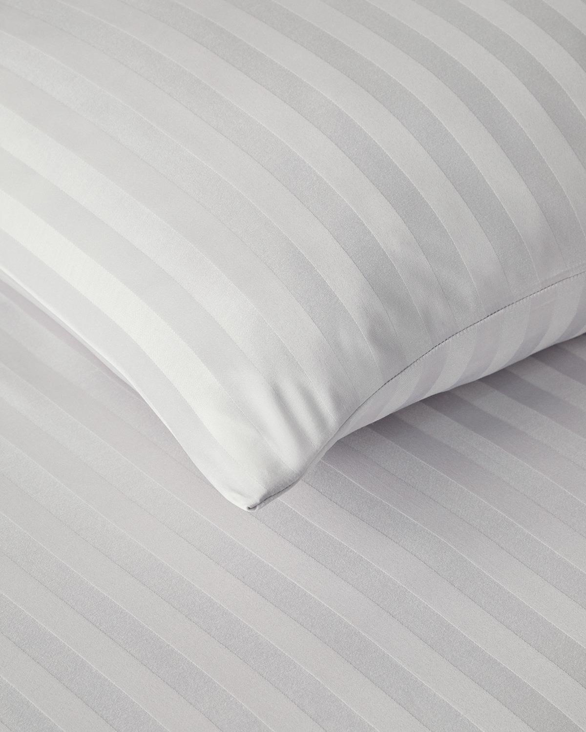 Imperial Premium Viskon Saten Çift Kişilik Nevresim Takımı Gümüş