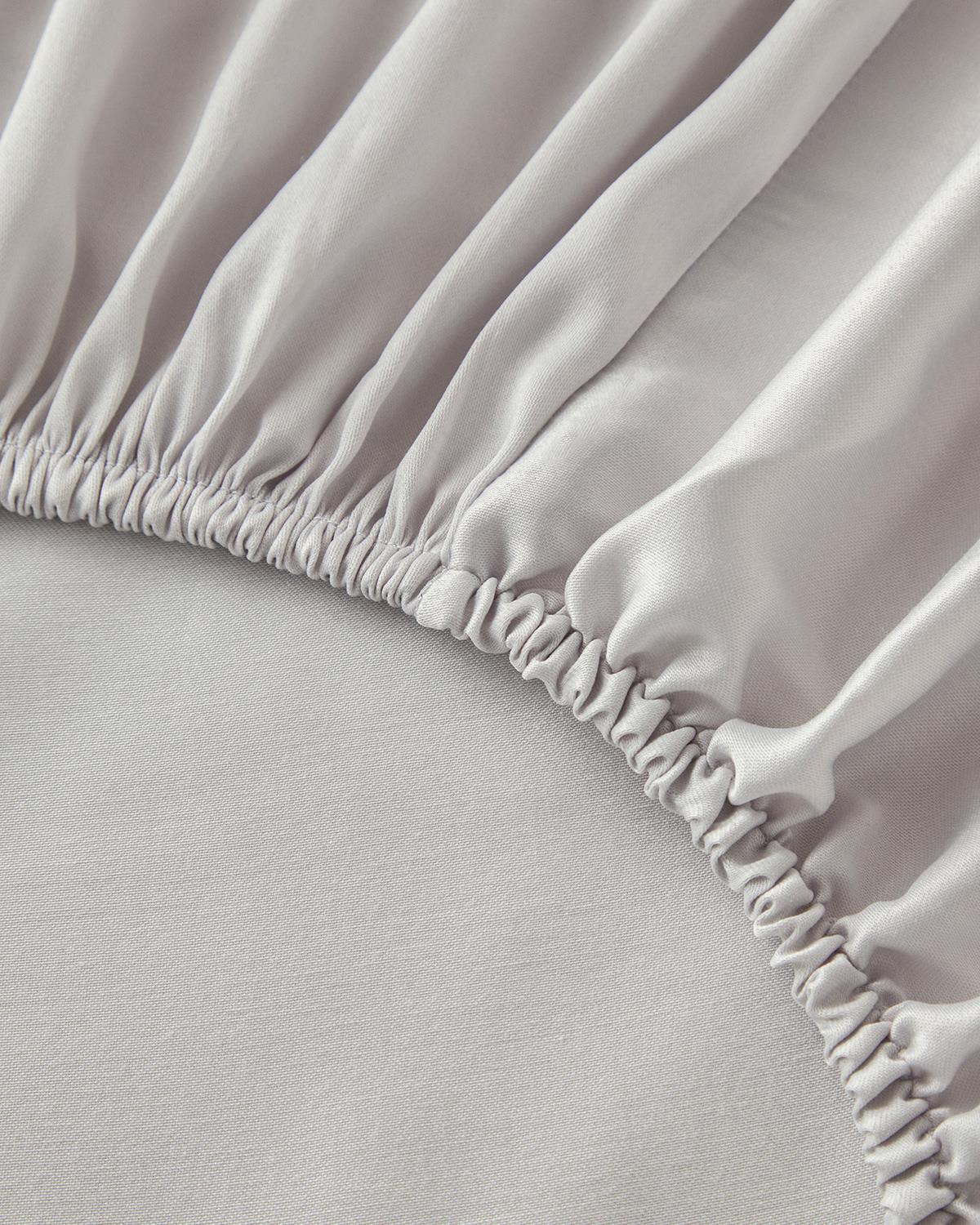Imperial Premium Viskon Saten King Size Nevresim Takımı Gümüş