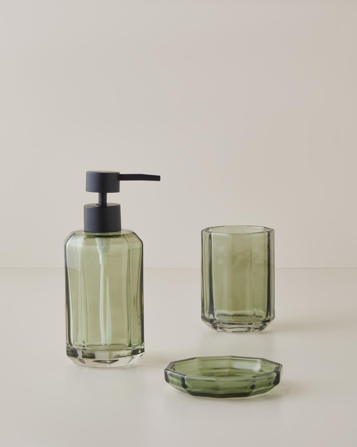 isla 3’lü Set Banyo Seti 18 cm Yeşil