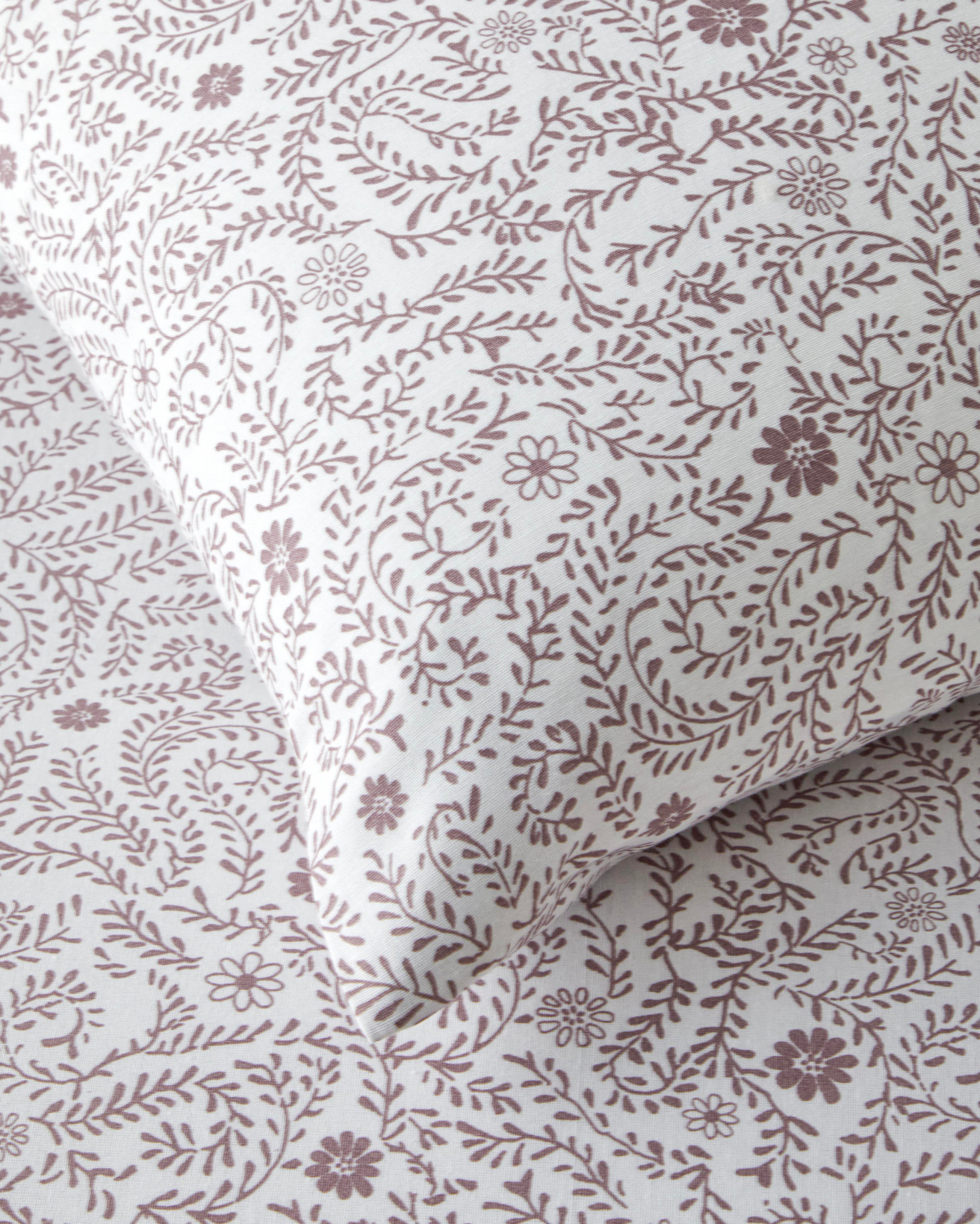 Ivy Blush Kolay Ütülenir Tek Kişilik Nevresim Takımı 160x220 cm Mor