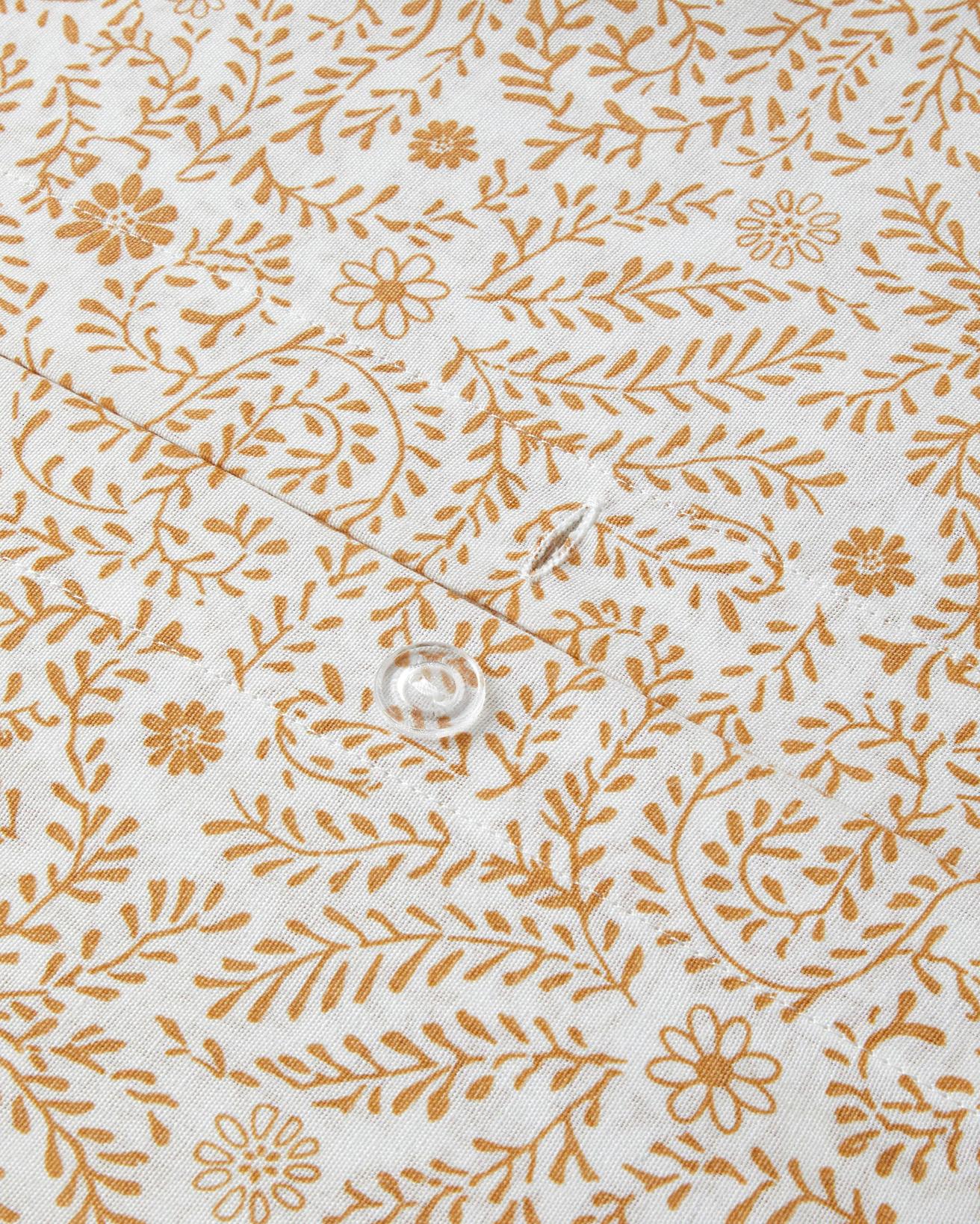 Ivy Blush Kolay Ütülenir Tek Kişilik Nevresim Takımı 160x220 cm Hardal