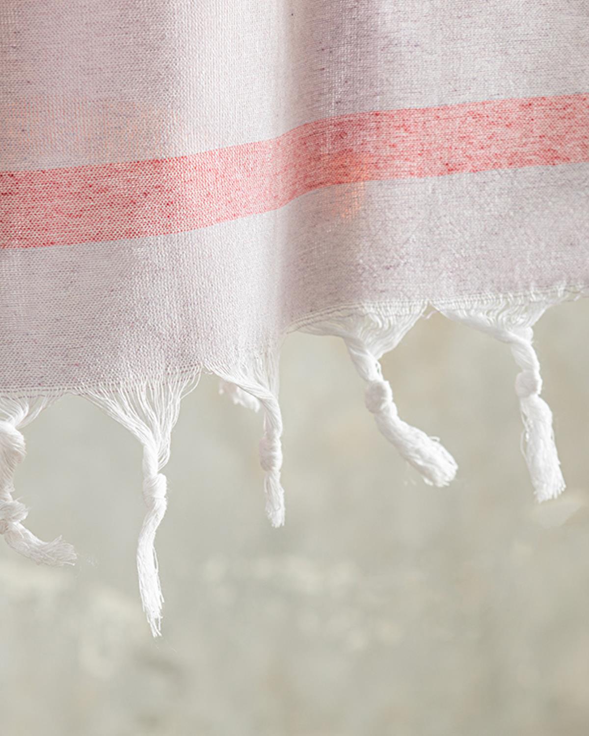 Jade Striped Çizgili Peştamal Mor-Pembe-Turuncu