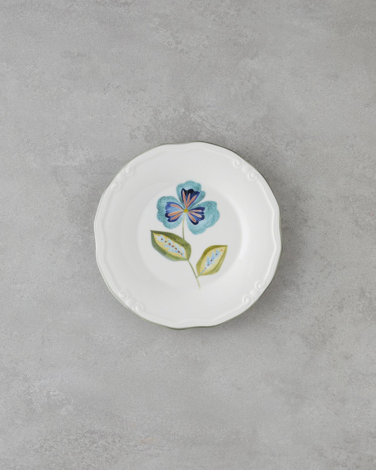 Jessica Porselen 20 Parça 6 Kişilik Kahvaltı Takımı Renkli