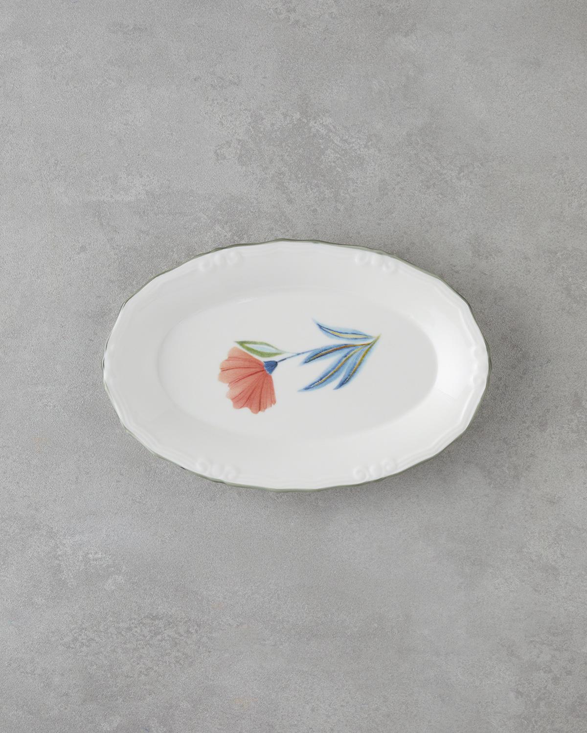 Jessica Porselen 20 Parça 6 Kişilik Kahvaltı Takımı Renkli