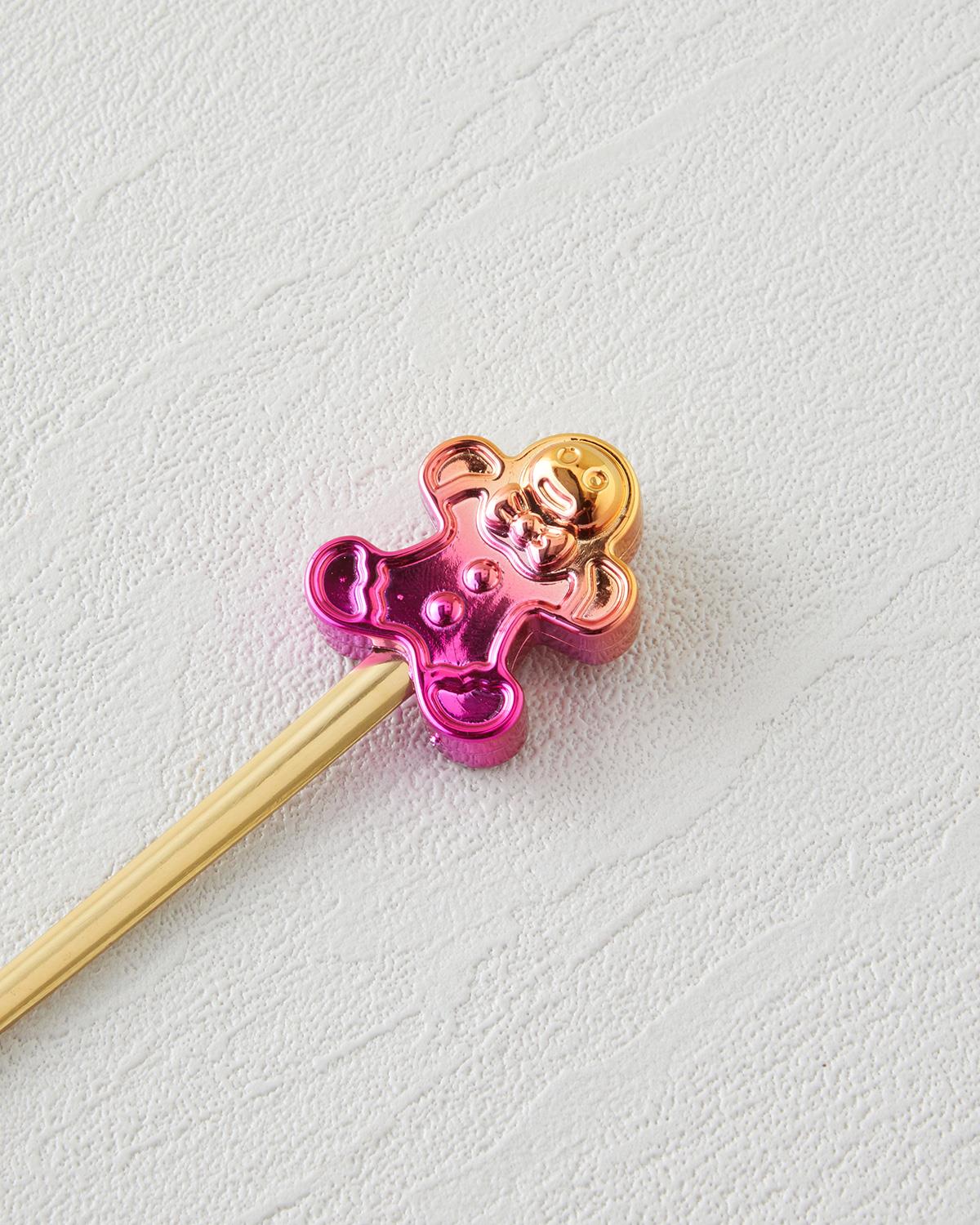 Joyduo Paslanmaz Çelik Tatlı Kaşığı 2 Parça Gold