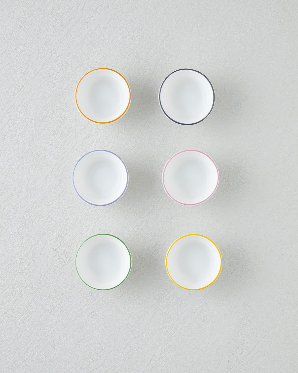 Joyfull Seramik 6'lı Çerezlik 6 cm Renkli