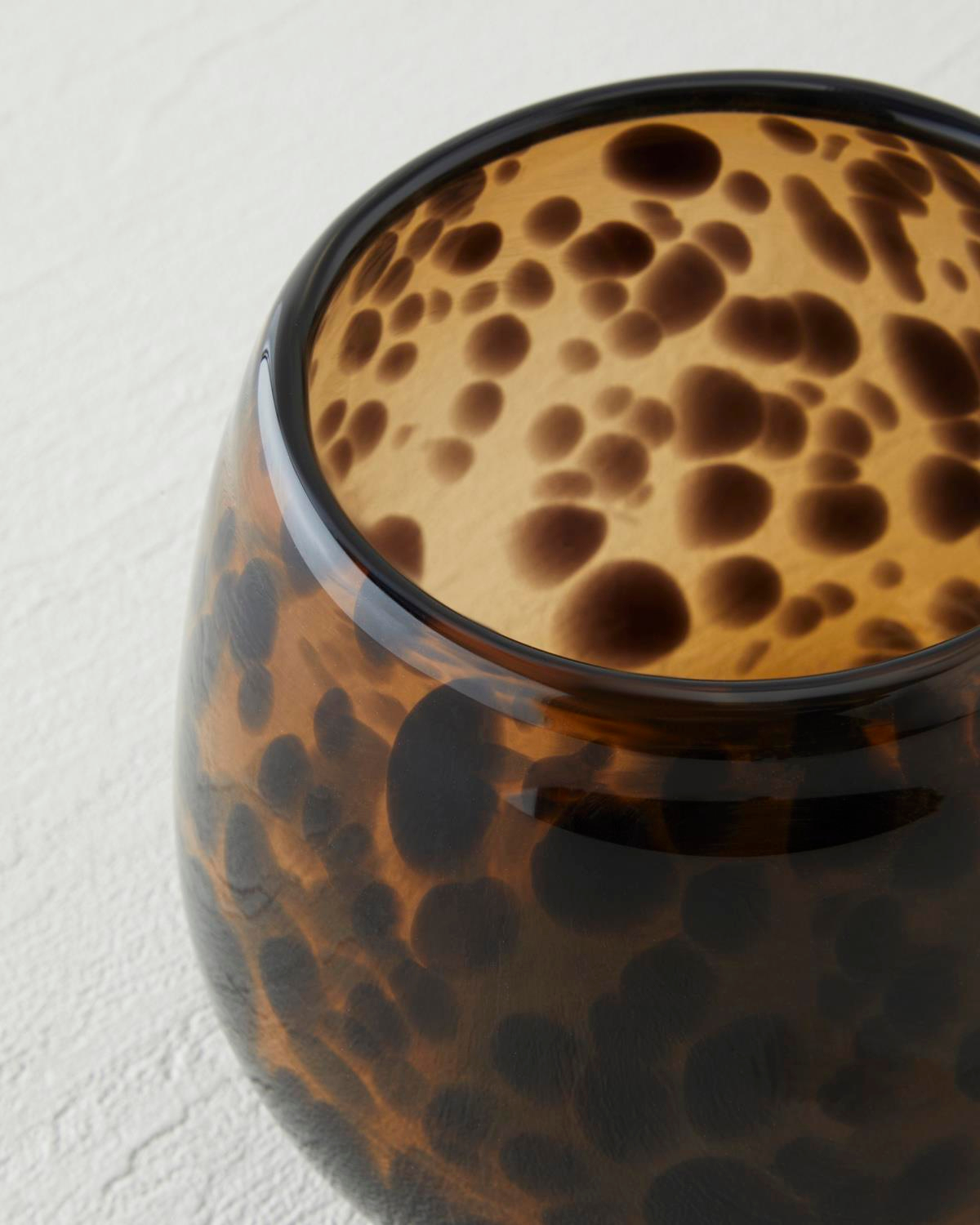 Karina Cam Dekoratif Kase 8,5 cm Kahve