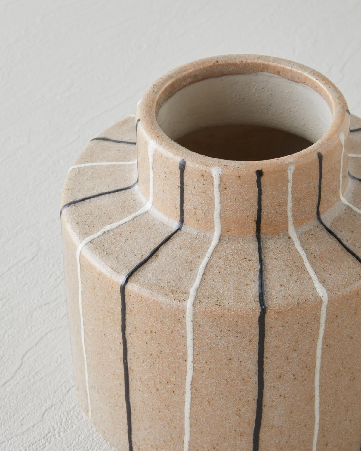 Karmin Vazo 14 cm Kahve