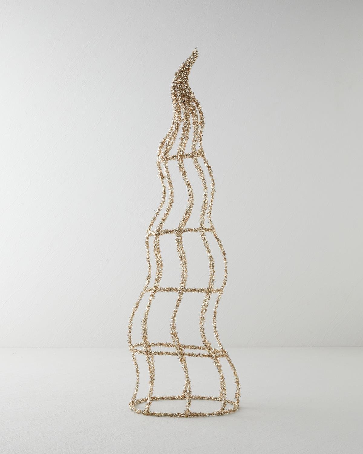 Koral Dekoratif Obje 67 cm Gold