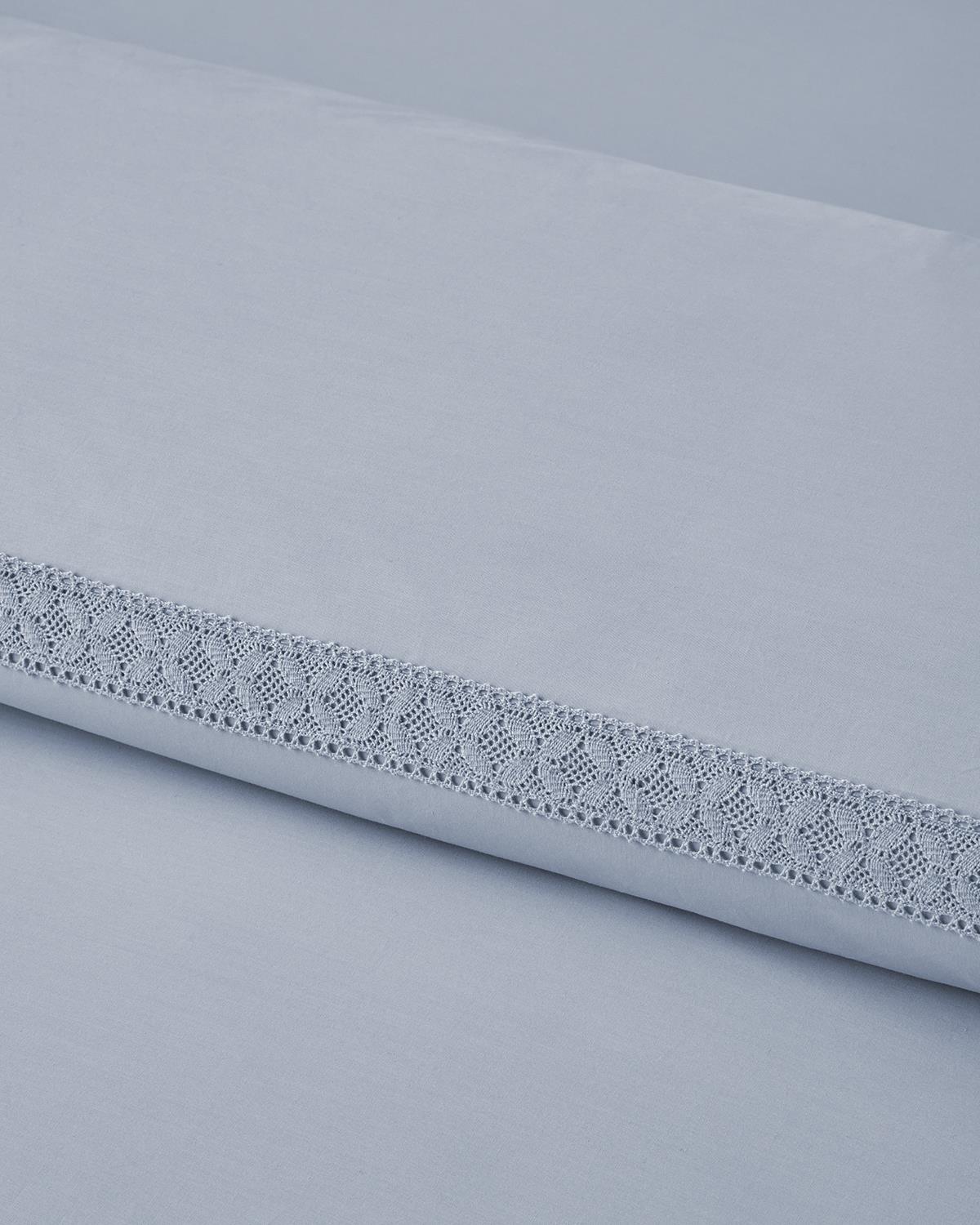 Lace Elegance Kopanakili Perkal King Size Nevresim Takımı 240x220 cm Lila