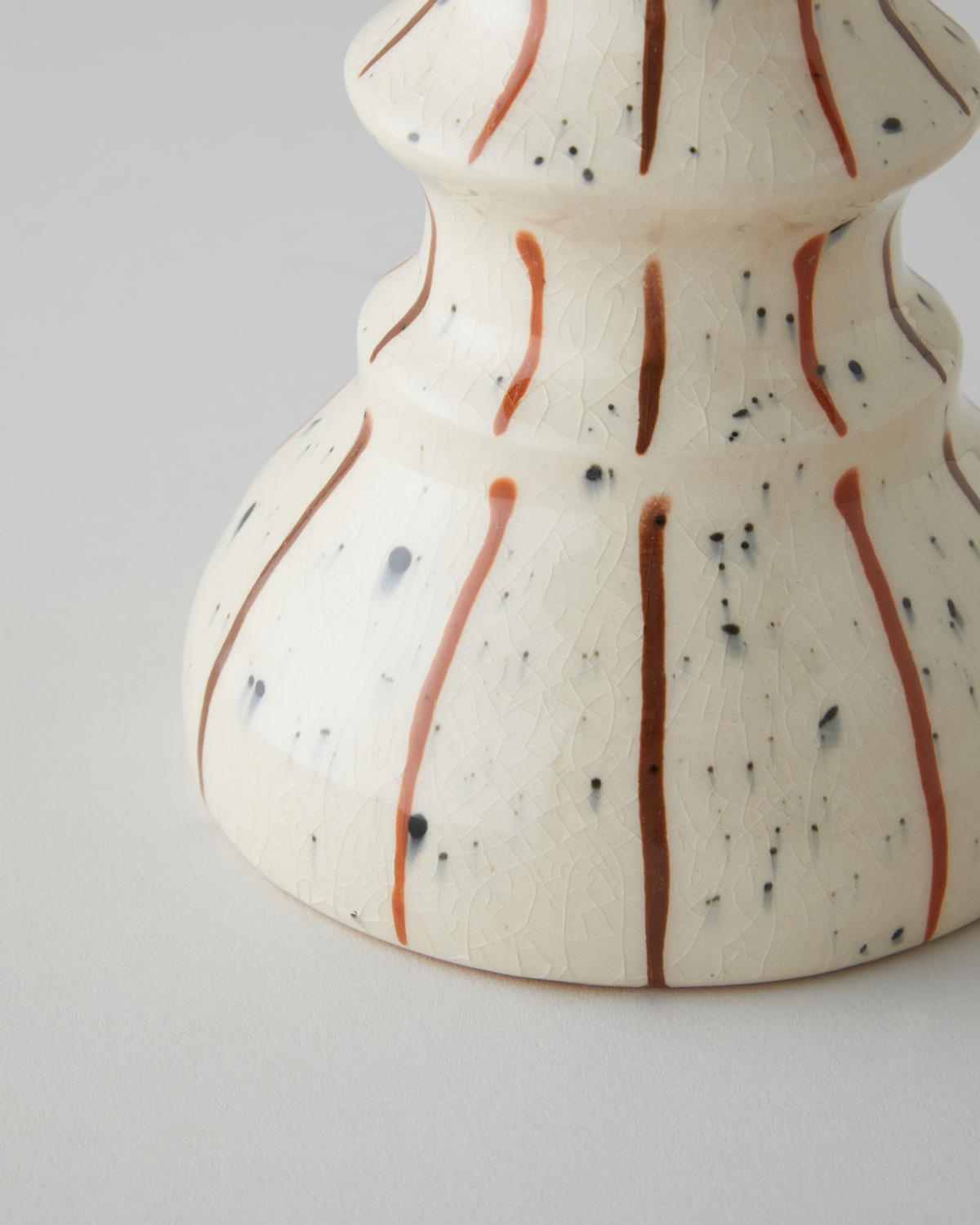 Lilie Şamdan 17,5 cm Krem