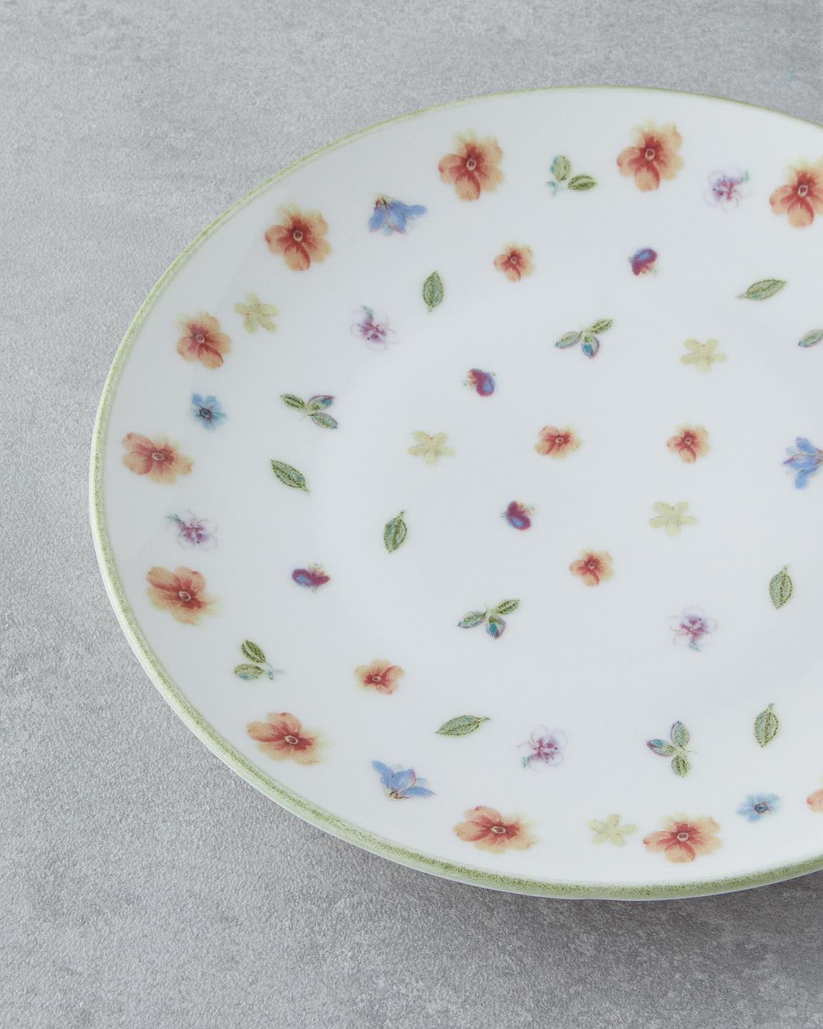 Lilyum Porselen 6'lı Pasta Seti 21 cm Renkli