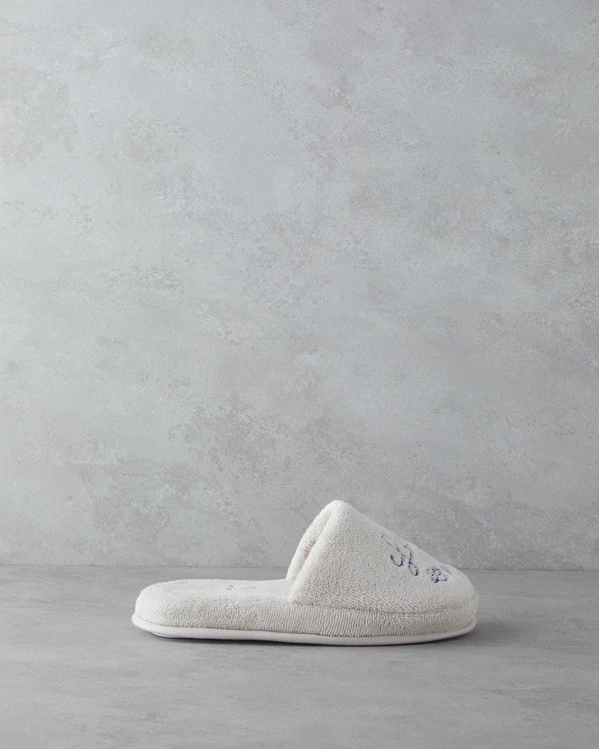 Love Bath Pamuklu Banyo Terliği 38-39 cm Bej