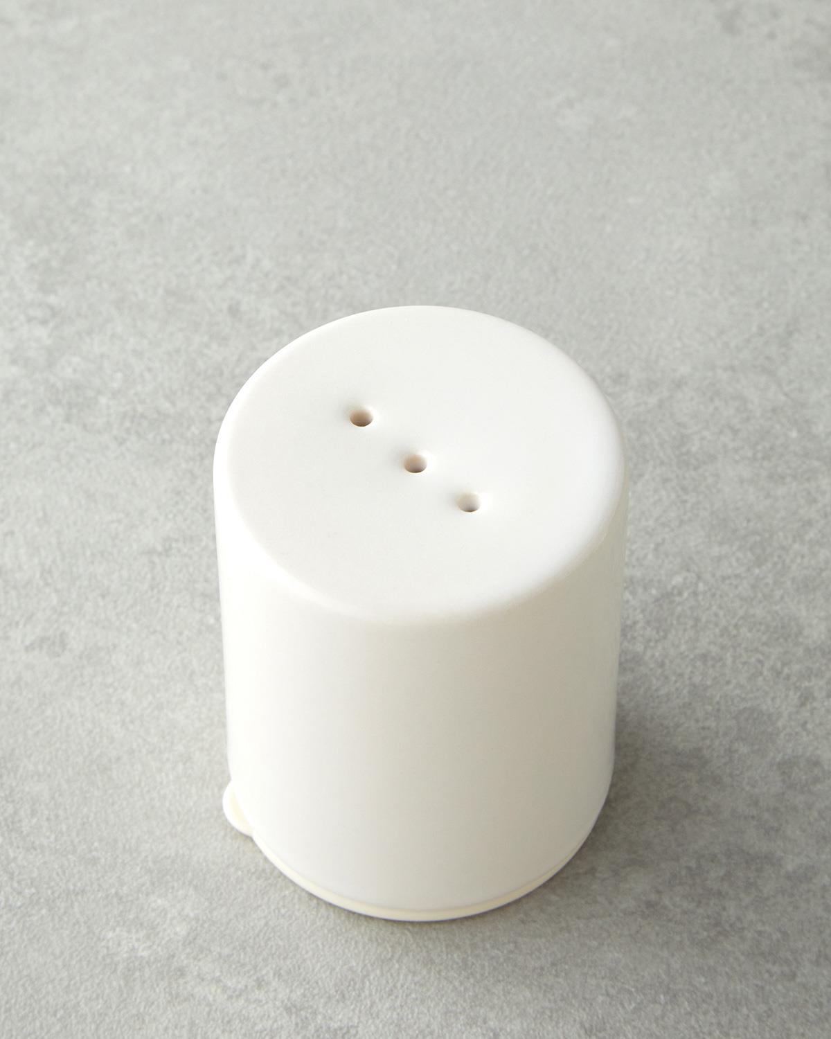 Luma Seramik 2'li Tuzluk - Biberlik 6 cm Krem