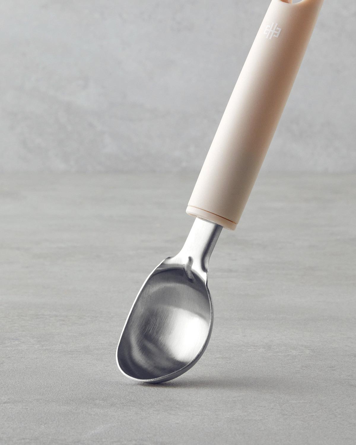 Maisy Paslanmaz Çelik Dondurma Kaşığı Servis Gereci 19 cm Krem