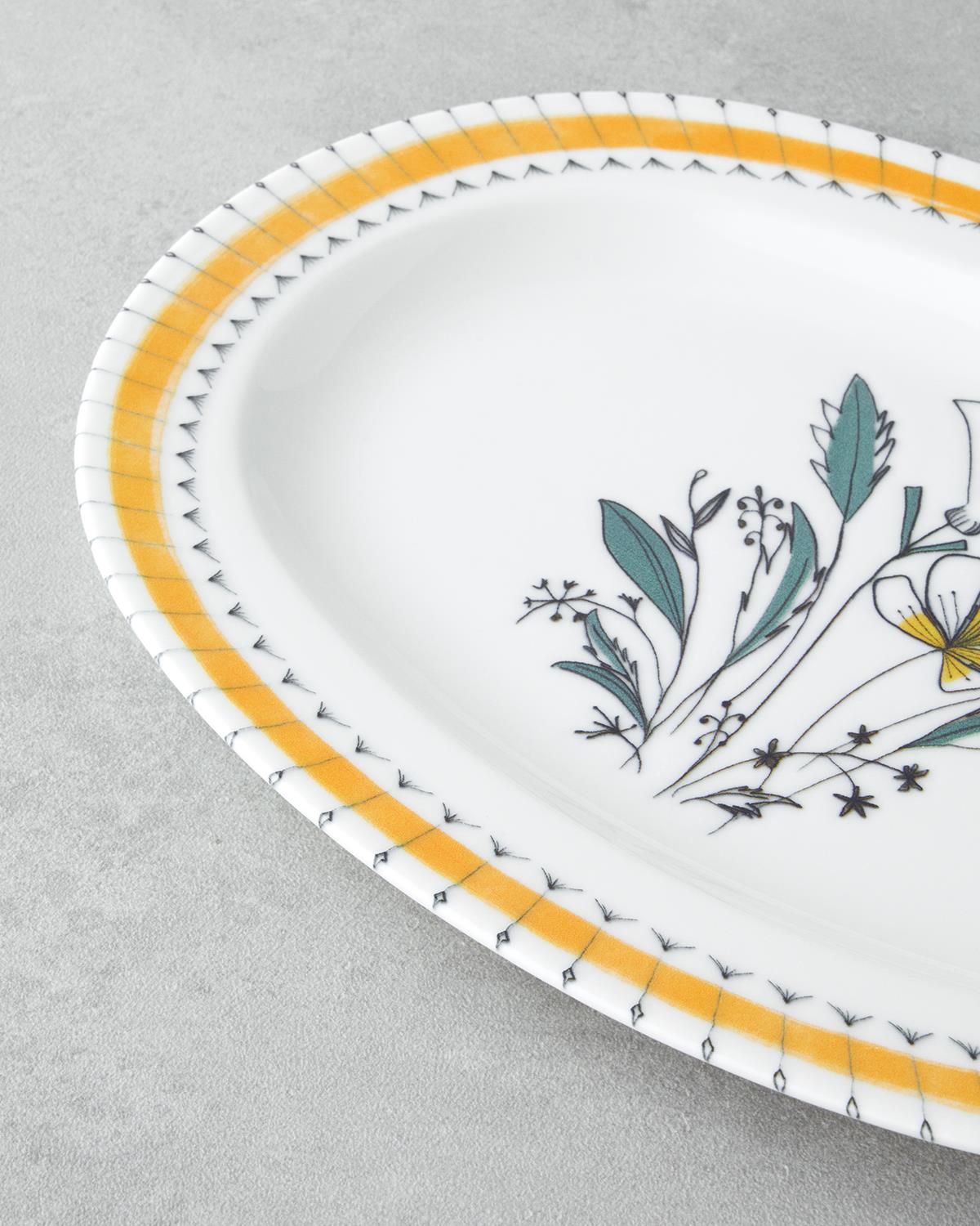 Majesty Porselen Kahvaltı Takımı 26 Parça 6 Kişilik Sarı