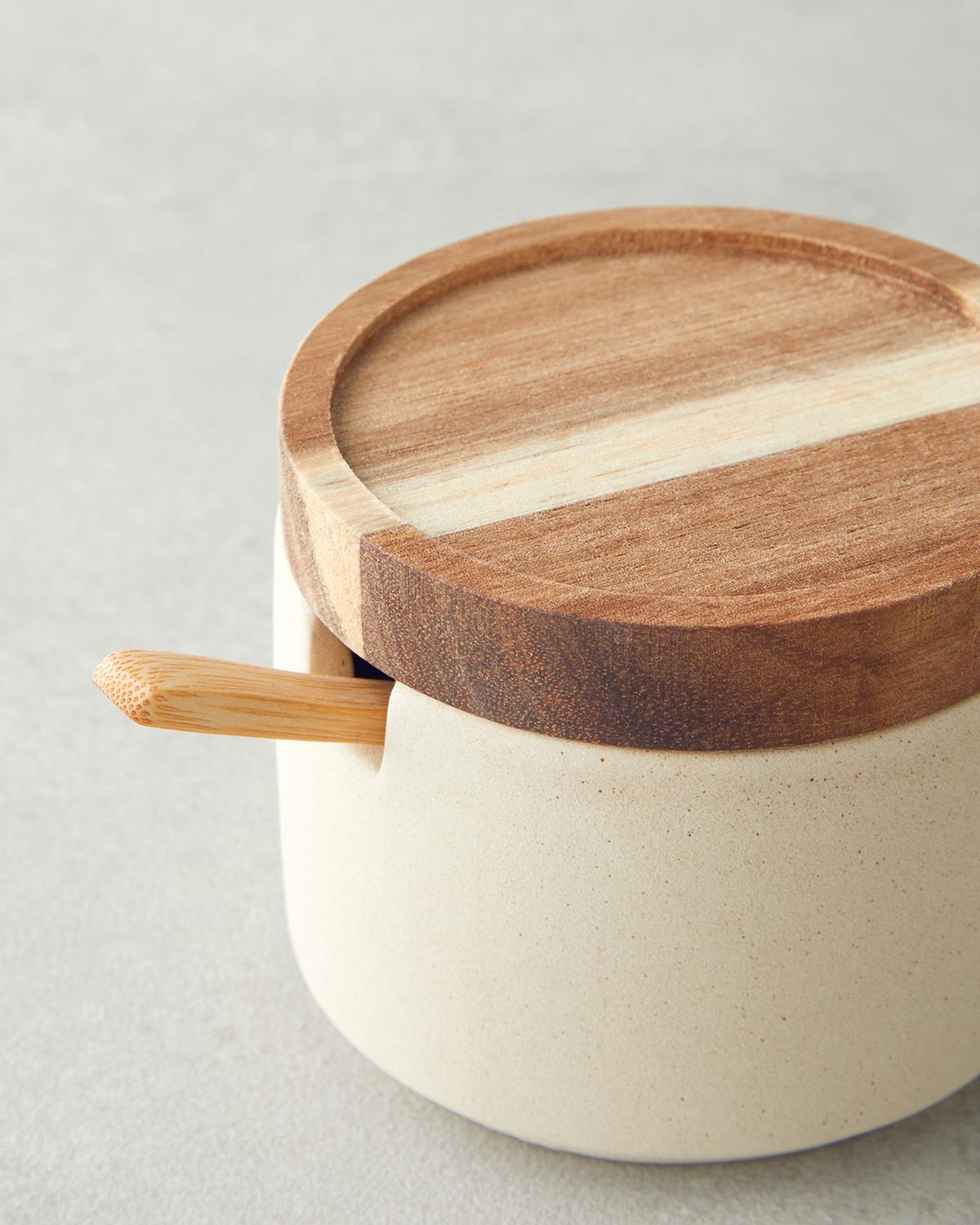 Mara Dolomite 3'lü Baharatlik 27x9 cm Bej