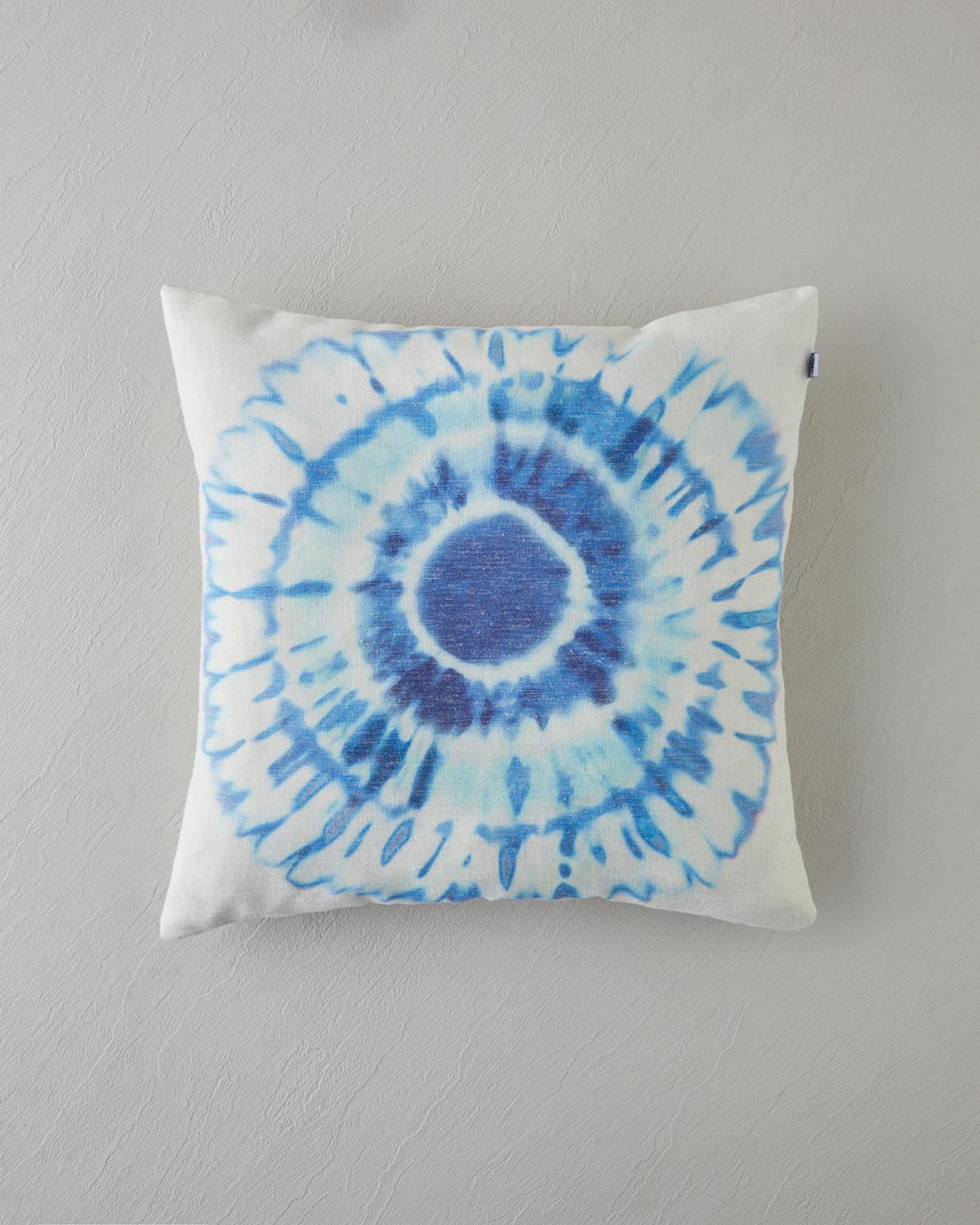 Marine Mia Dijital Baskı Kırlent Kılıfı 45x45 cm Mavi - Yeşil