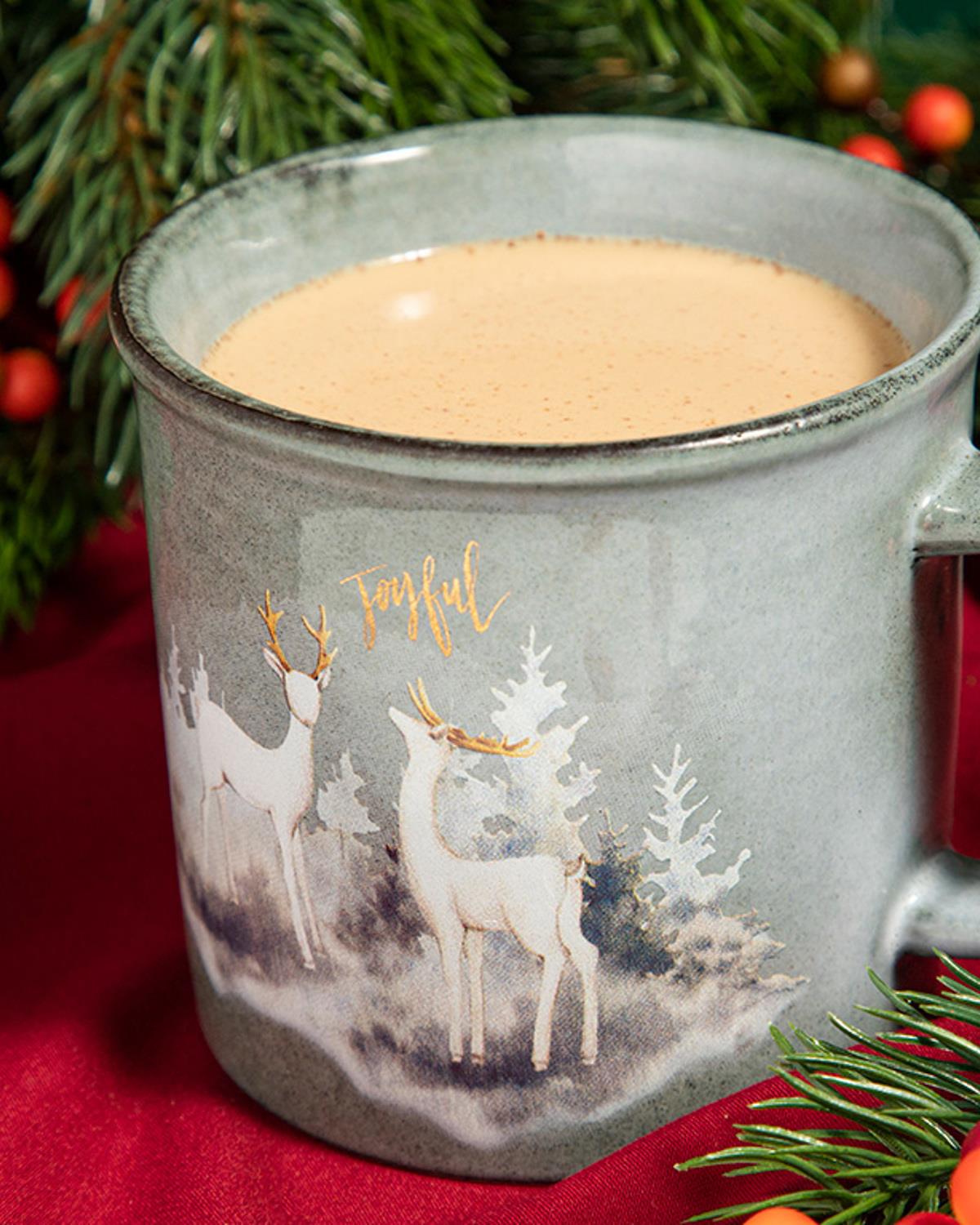 Milla Stoneware Kupa 350 ml Mavi-Gri-Beyaz