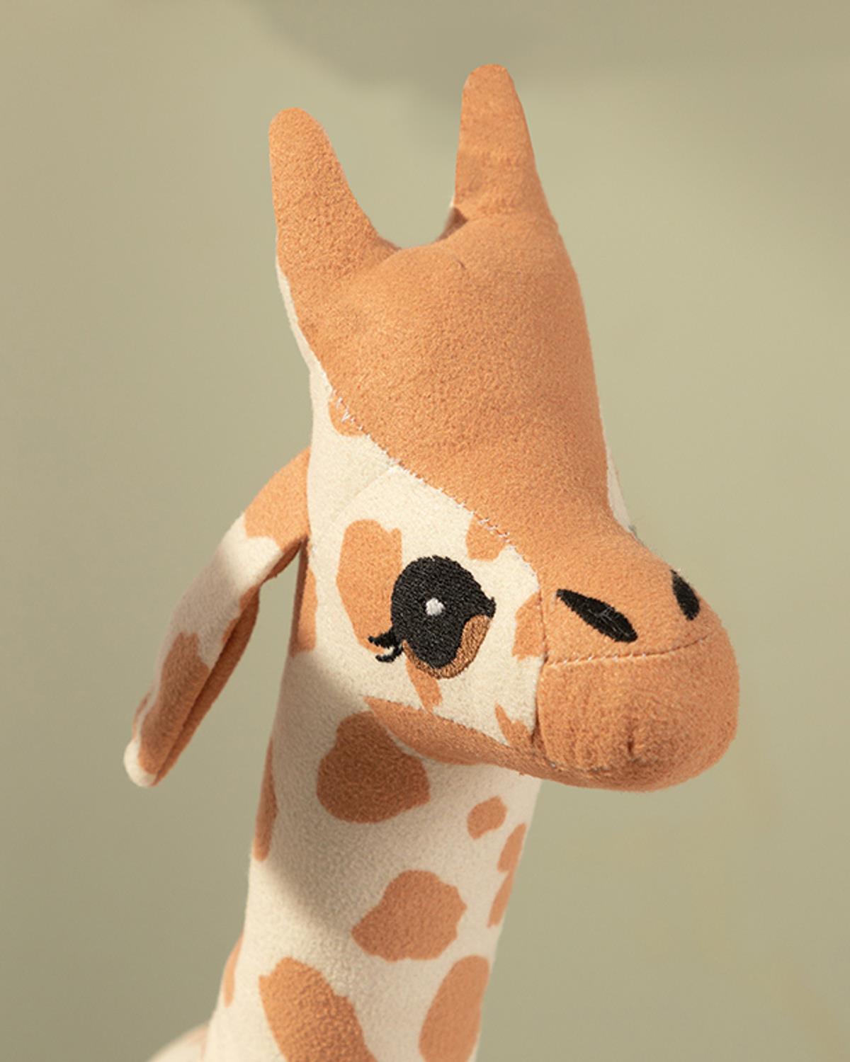 Mini Giraffe Dekoratif Kırlent   Bej