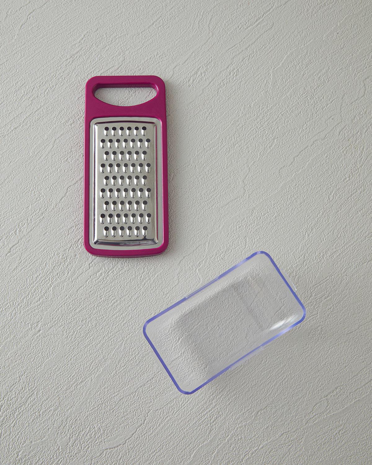 Miny Plastik Hazneli Rende Pembe