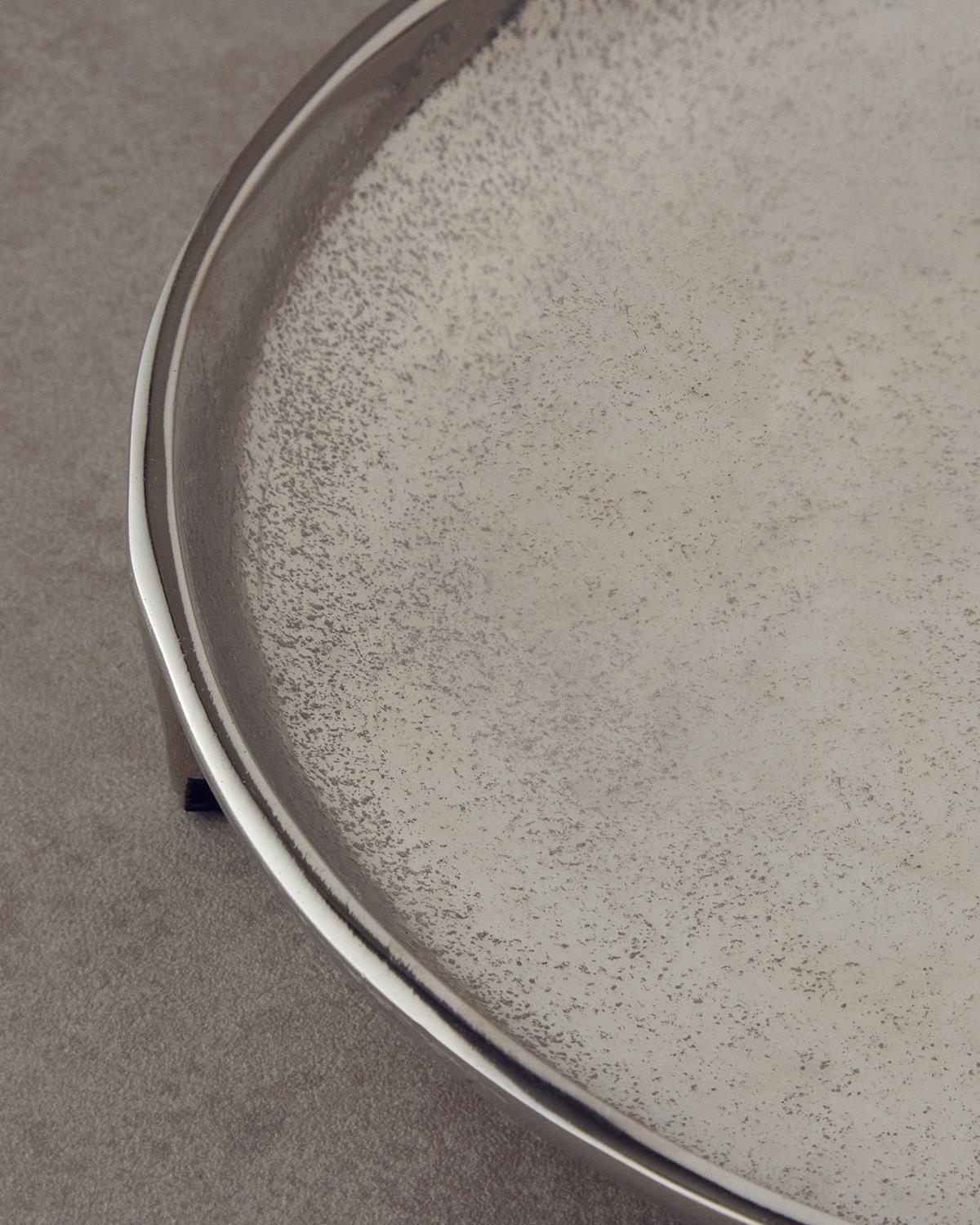 Mirrory Dekoratif Tabak Silver