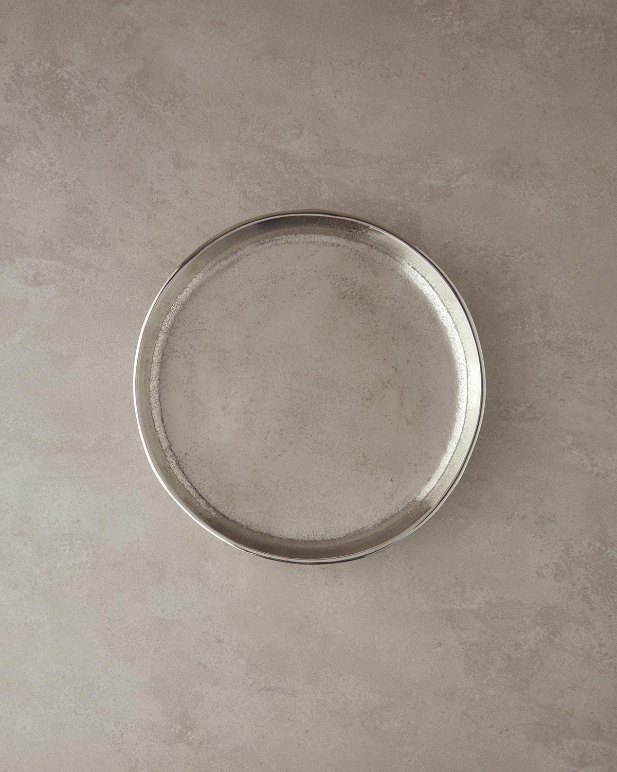 Mirrory Dekoratif Tabak Silver