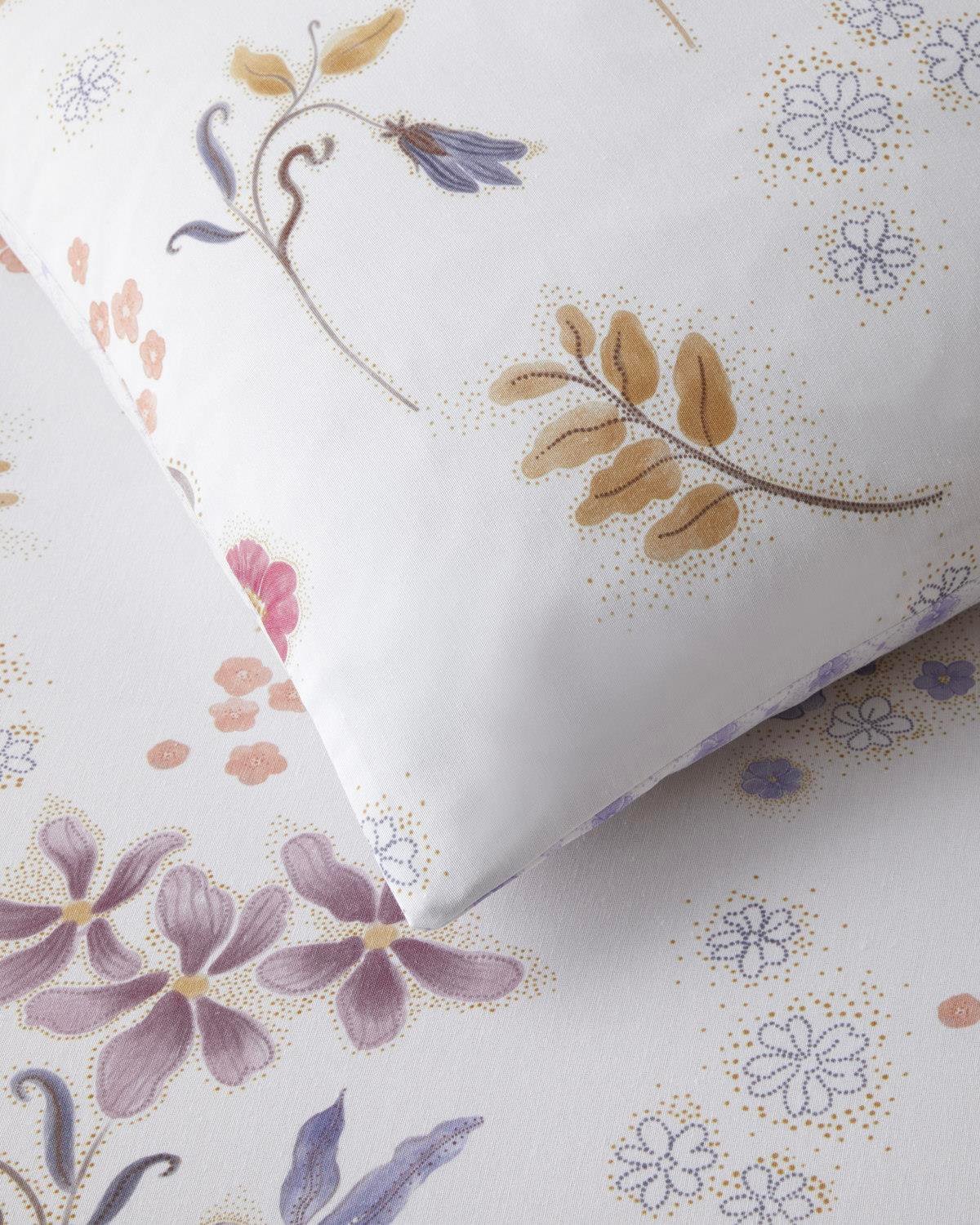 Misty Dream Dijital Baskılı Kolay Ütülenir  Çift Kişilik Nevresim Takımı 200x220 cm Mor